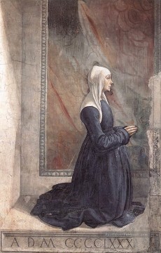  dôme - Portrait de la donatrice Nera Corsi Sassetti Renaissance Florence Domenico Ghirlandaio